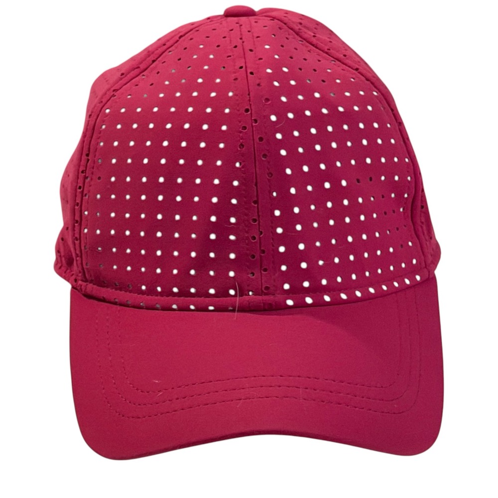 Lululemon Fast and Free Women's Run Hat Perforated Mesh Berry Pink Cap